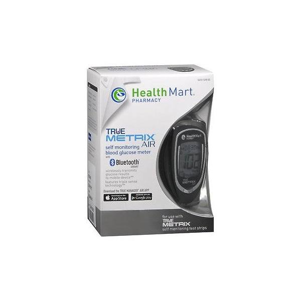 HealthMart Health Mart True Metrix Air Self-Monitoring Blood Glucose Meter (Blue Tooth)