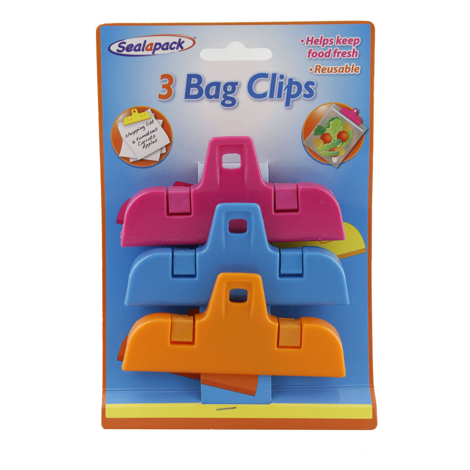 Bag Clips - Large, 3pc