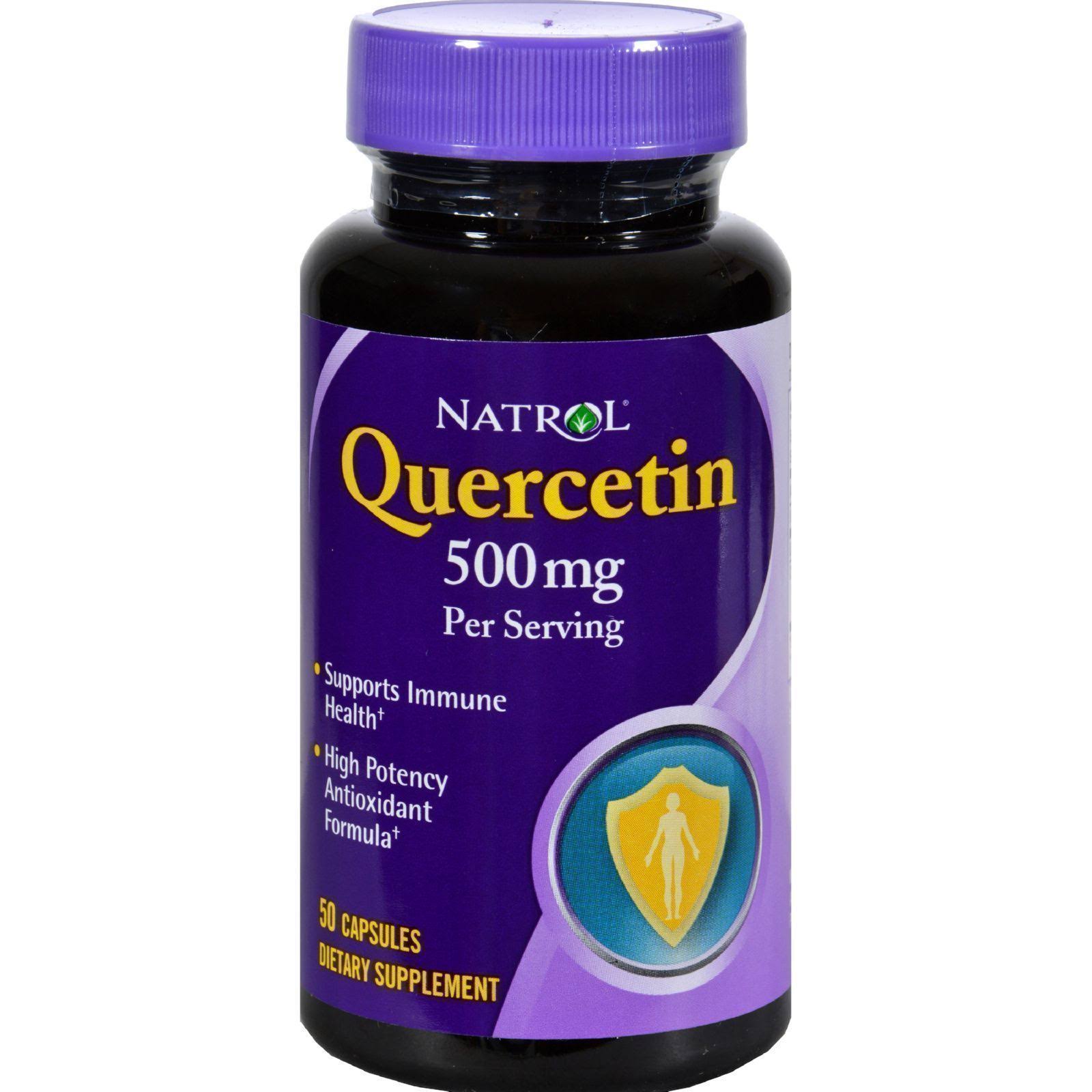 Natrol Quercetin Dietary Supplements - 50 Capsules