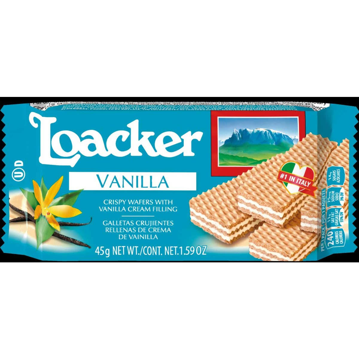 Loacker Wafer, Vanilla - 45 g