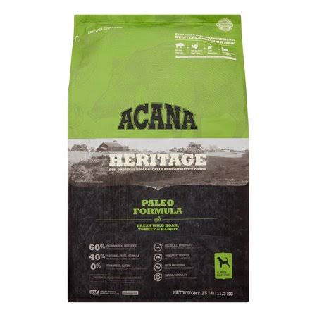 ACANA Heritage Paleo Formula Dry Dog Food 25-lb
