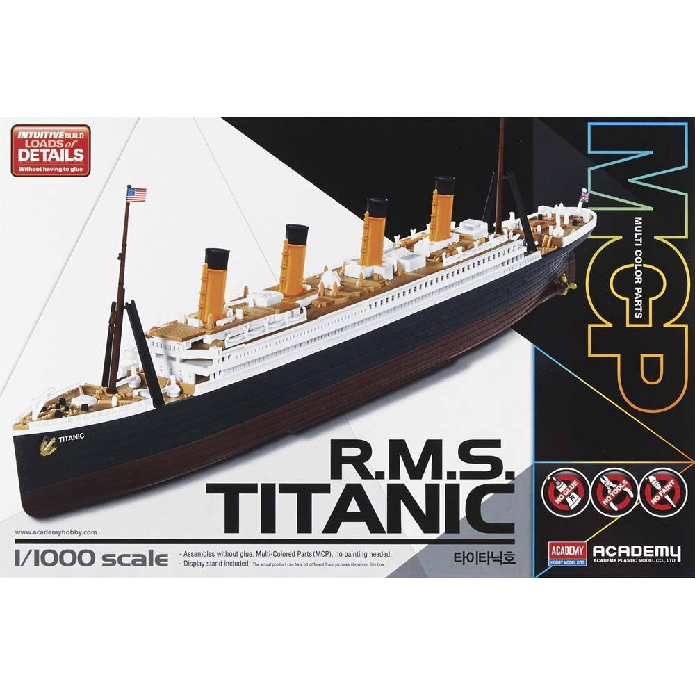R.M.S. Titanic MCP Plastic Model Kit - 1/1000 Scale