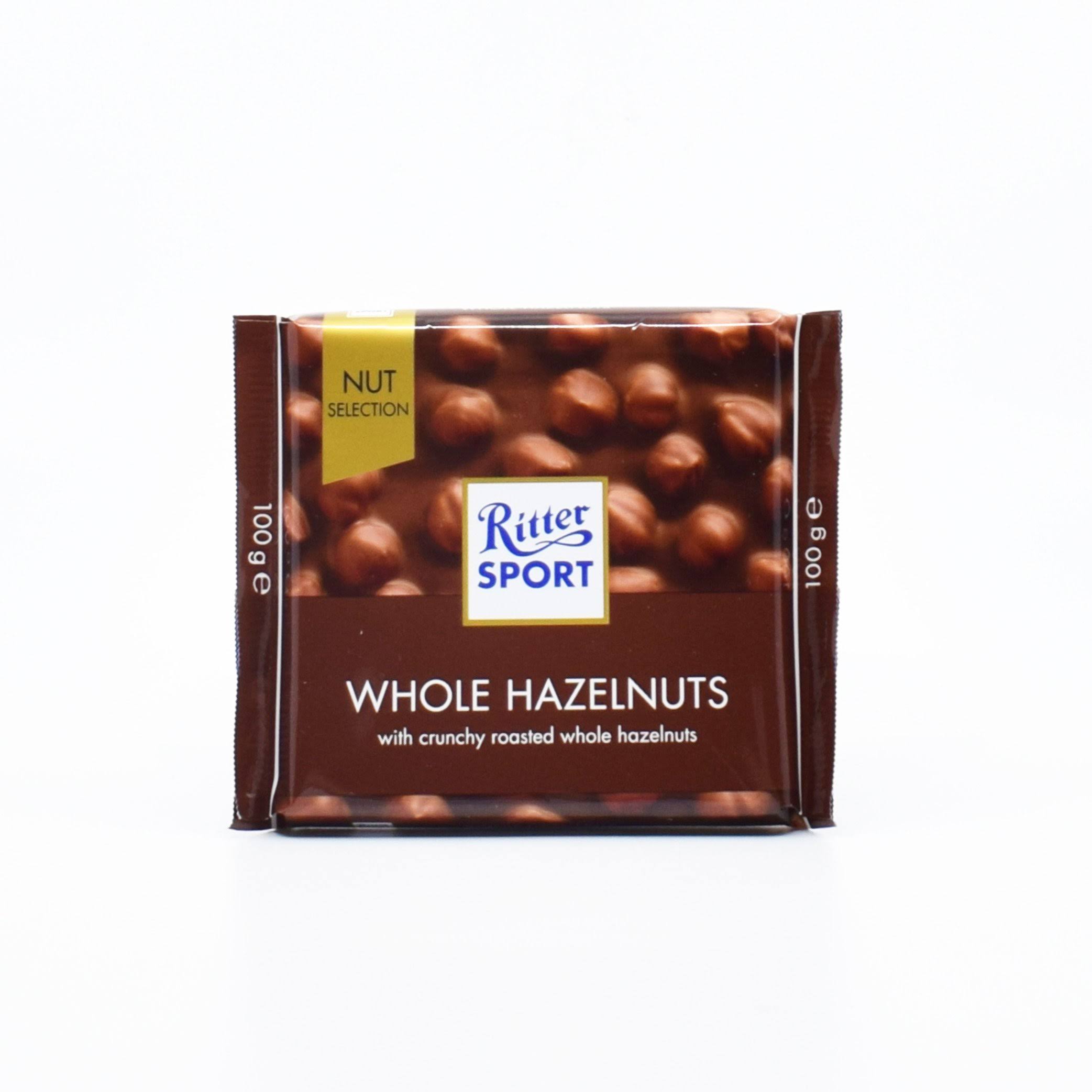 Ritter Sport Whole Hazelnuts Chocolate - 100g