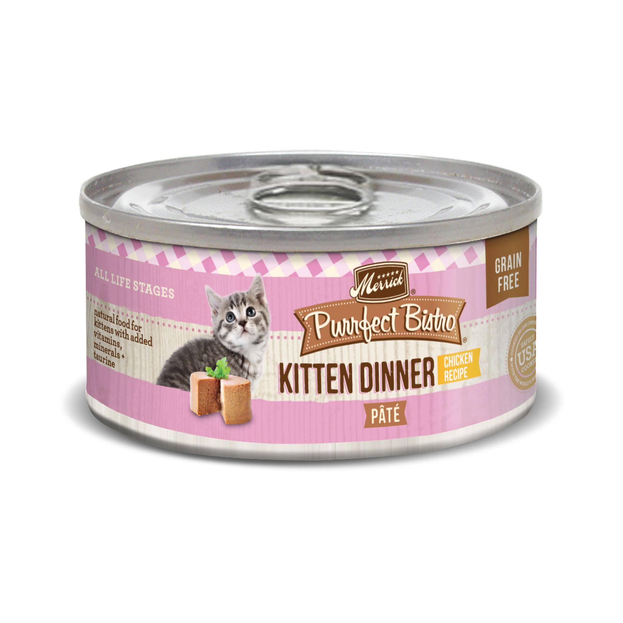 Merrick Purrfect Bistro - Kitten Dinner Pâté - Individual 3 oz.