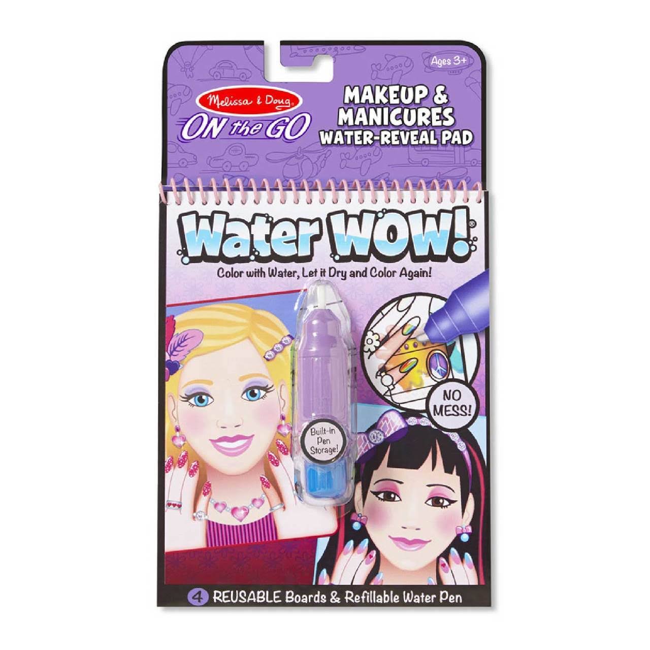 Melissa And Doug Water Wow Activity Toy Kit - Make-up and Manicures