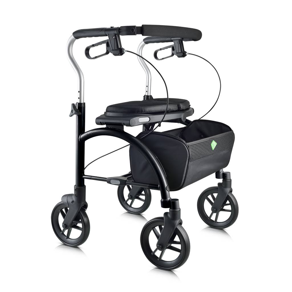 Xpresso Lite Series Walker Rollator With Fold Up Seat For Independent Lifestyle (Tall)