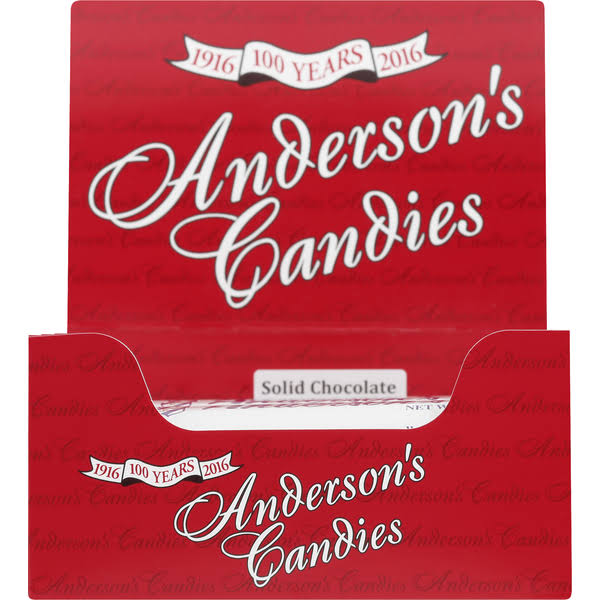 Anderson's Candies Milk Chocolate, Solid