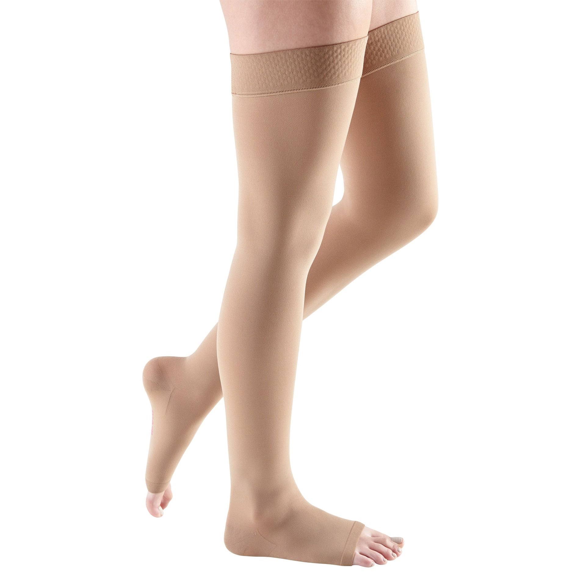 Medi Comfort Closed Toe Thigh Highs - Natural, 20-30 mmHg