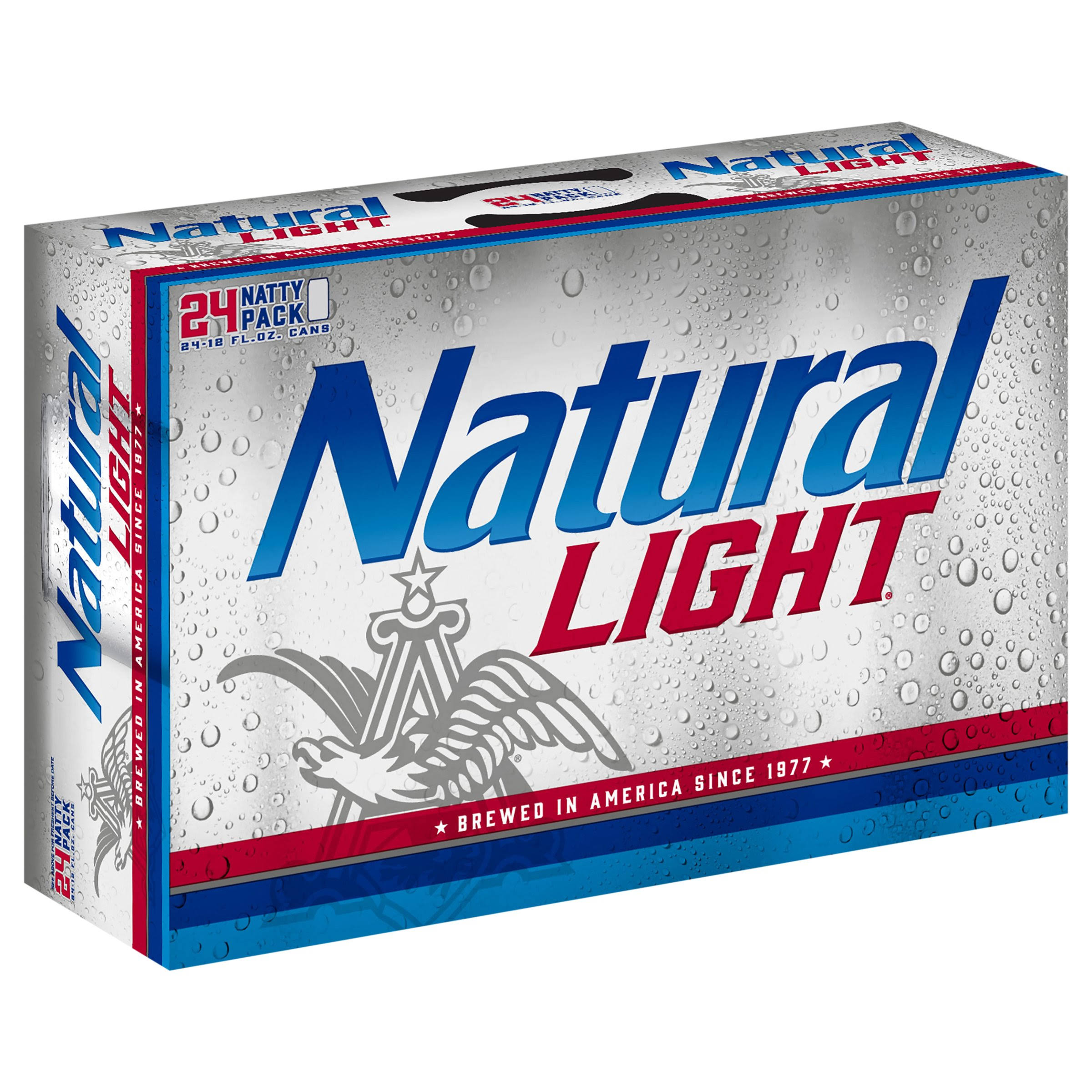 Natural Light Beer - 12 fl oz, 24 pack
