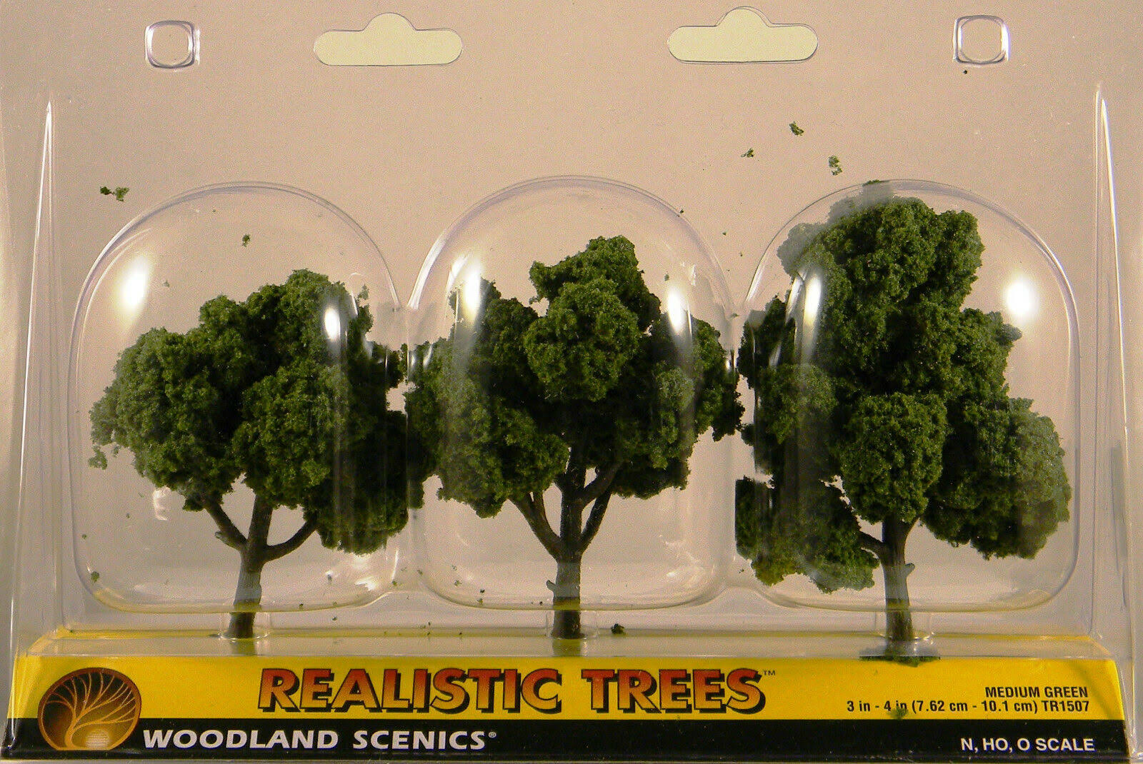 Woodland Scenics Assembled Tree - Medium Green, 3 Pack