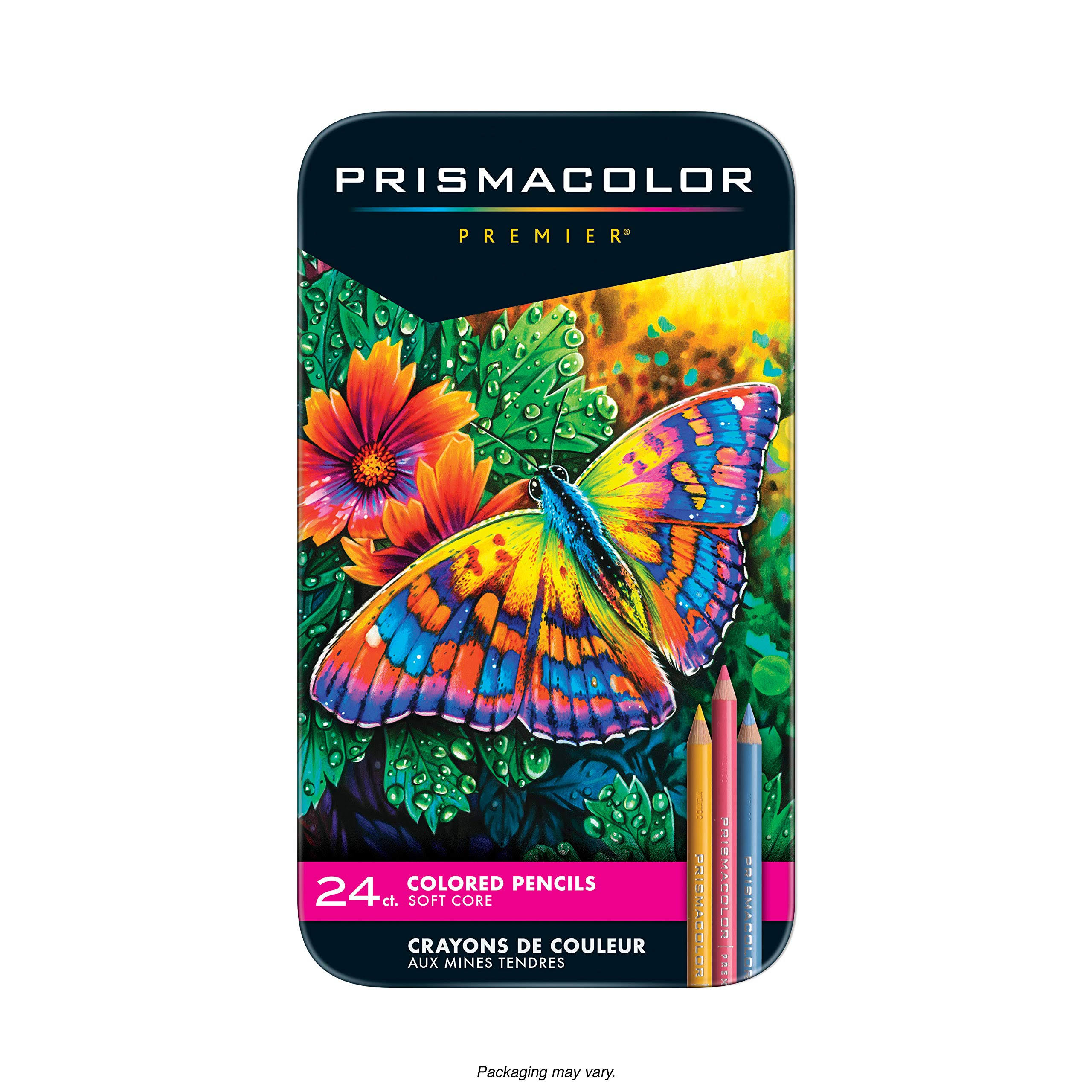 Prisma Premier Colored Pencils Tin - Set of 24 Colors