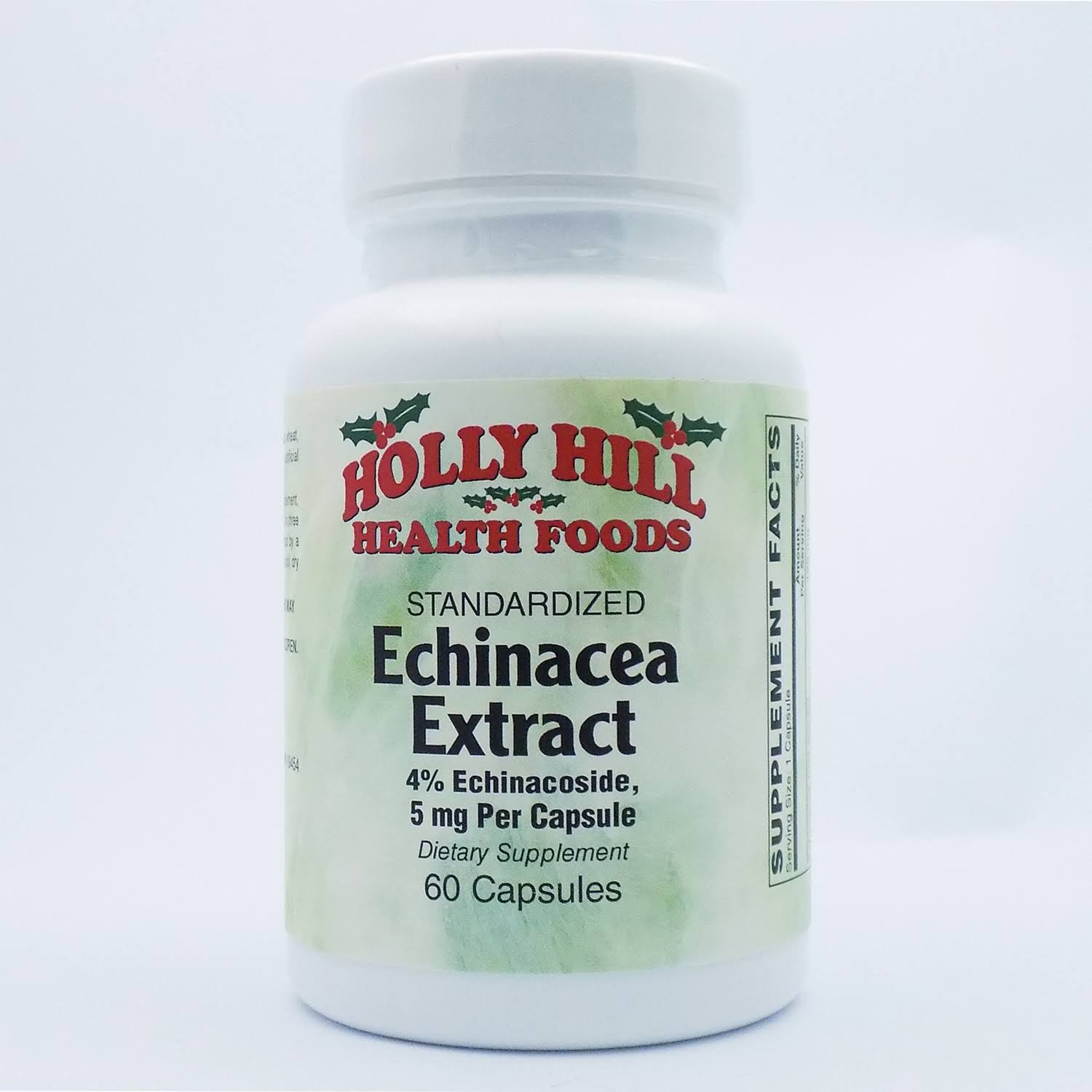 Holly Hill Health Foods, Echinacea Standardized Extract 5 mg, 60 Capsules