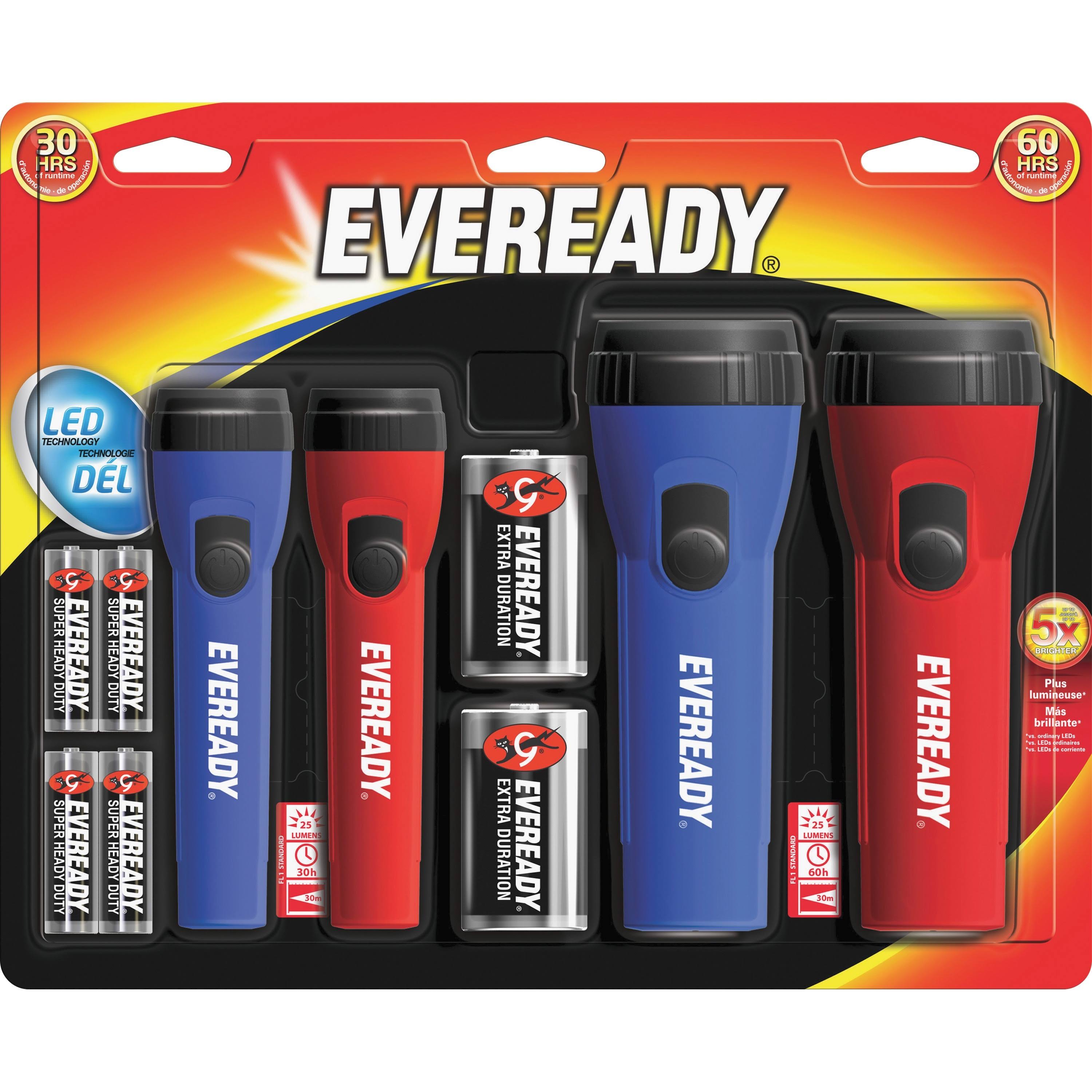 Eveready LED Flashlights - 4 Pack