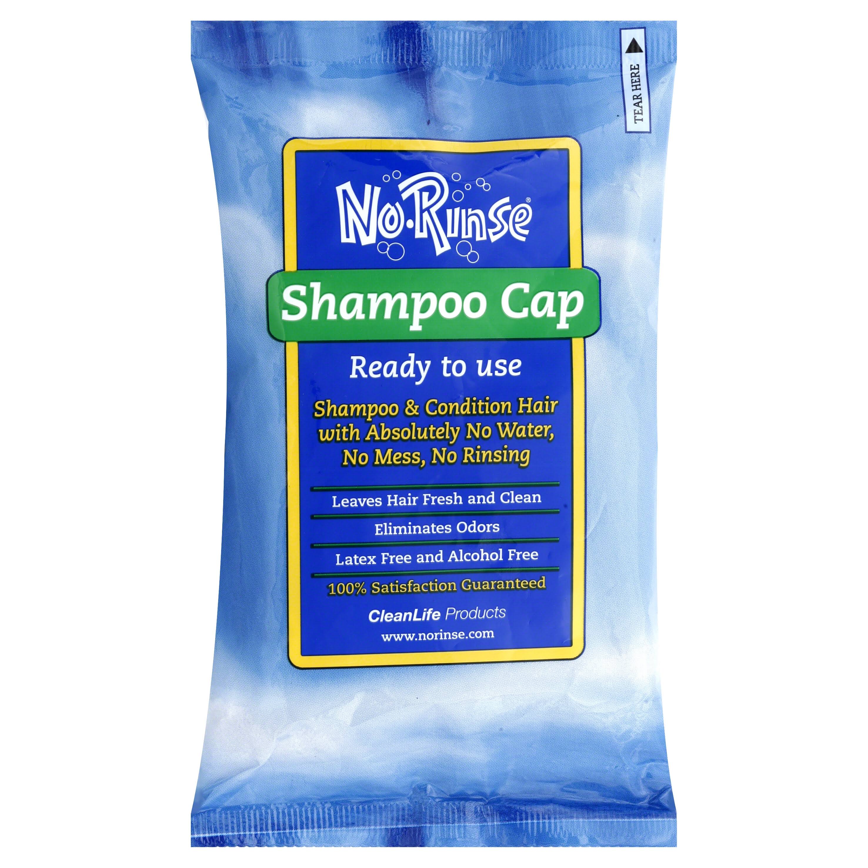 No Rinse Shampoo Cap - White, One Size