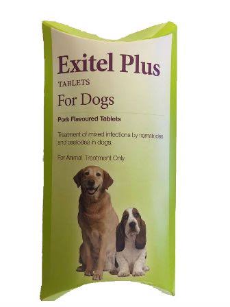 Exitel Plus Flavoured Dog Worming Tablet x1