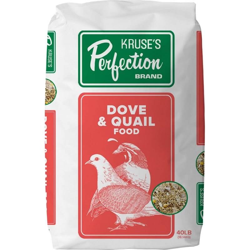 Kruse's Perfection Brand Dove & Quail Food, 40-lb Bag