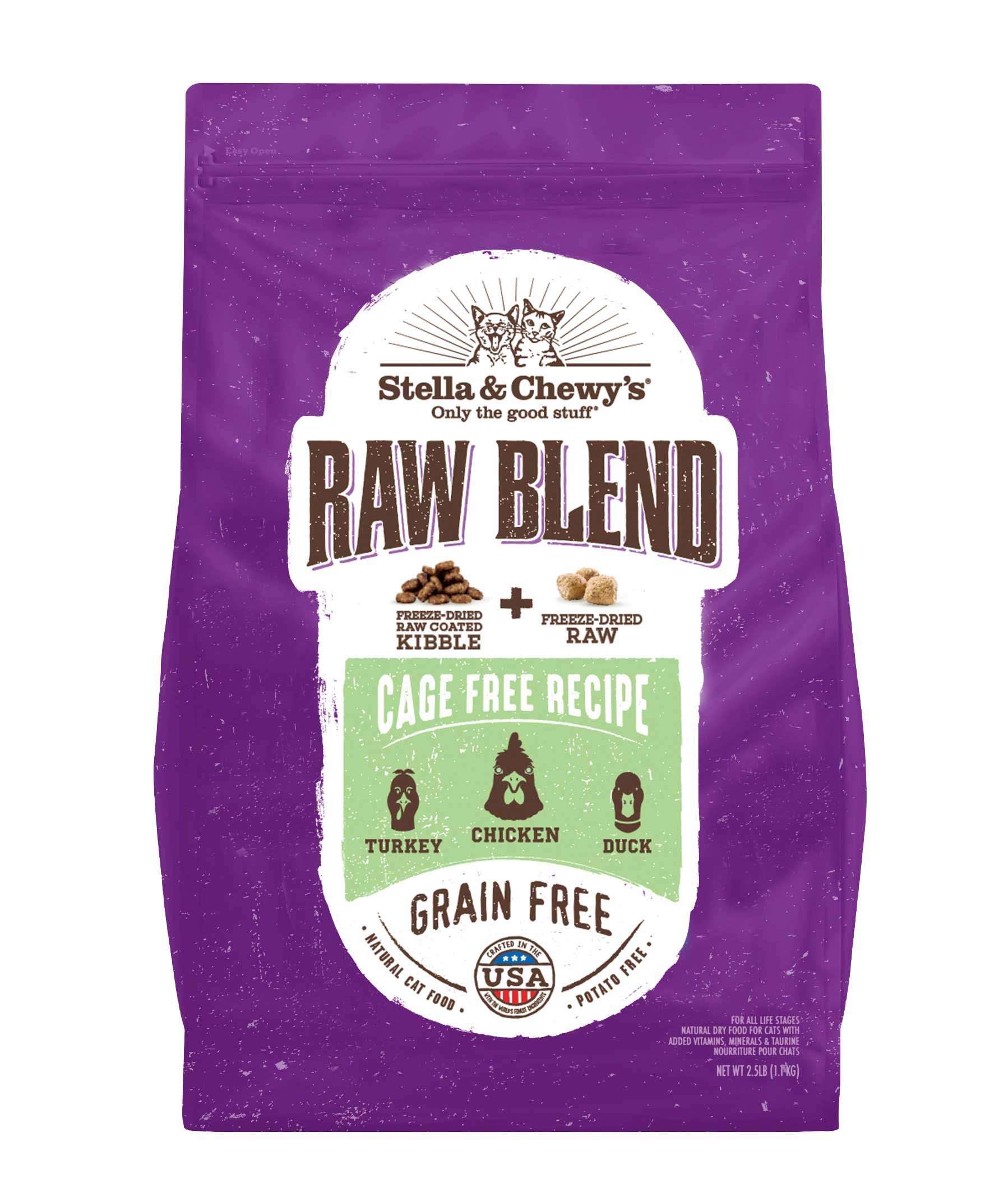 Stella & Chewy's Raw Blend Cage Free Recipe Dry Cat Food - 10 lbs