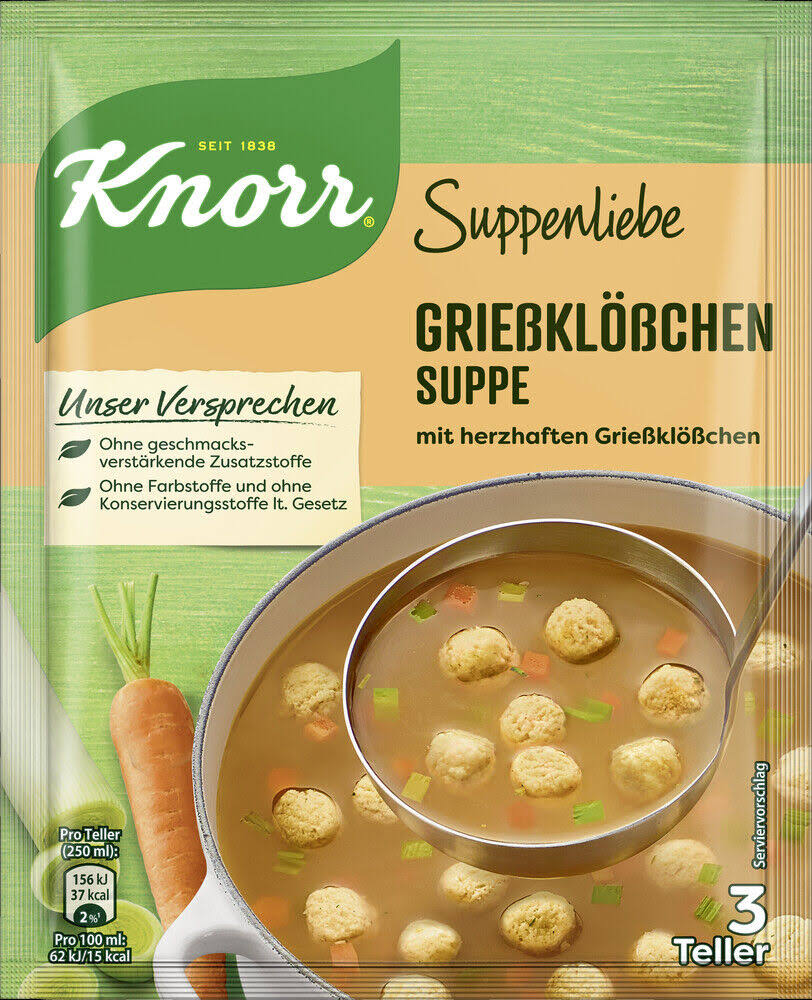 Knorr Soup Love Dumplings Soup 36g Bags, 16 Pack (16x36g)