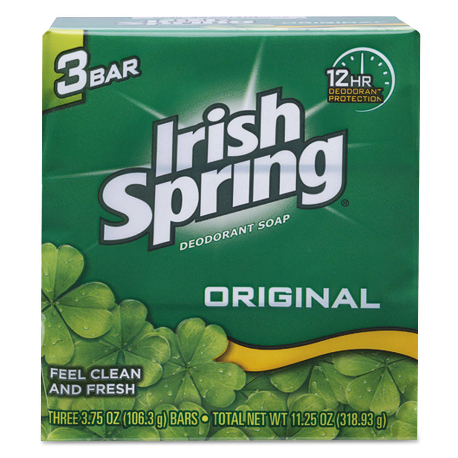 Irish Spring Original Deodorant Soap - 3.75oz, 3ct
