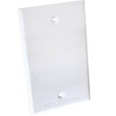 Bell Raco Blank Weatherproof Device Cover - White