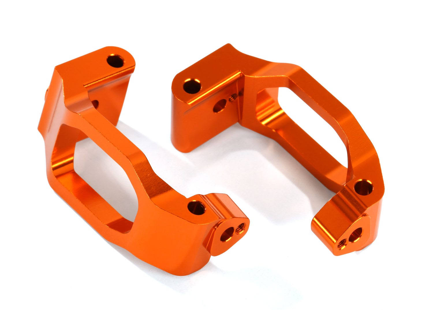 Traxxas Caster Blocks, C-Hubs (orange-anodized), Left & Right TRX8932A