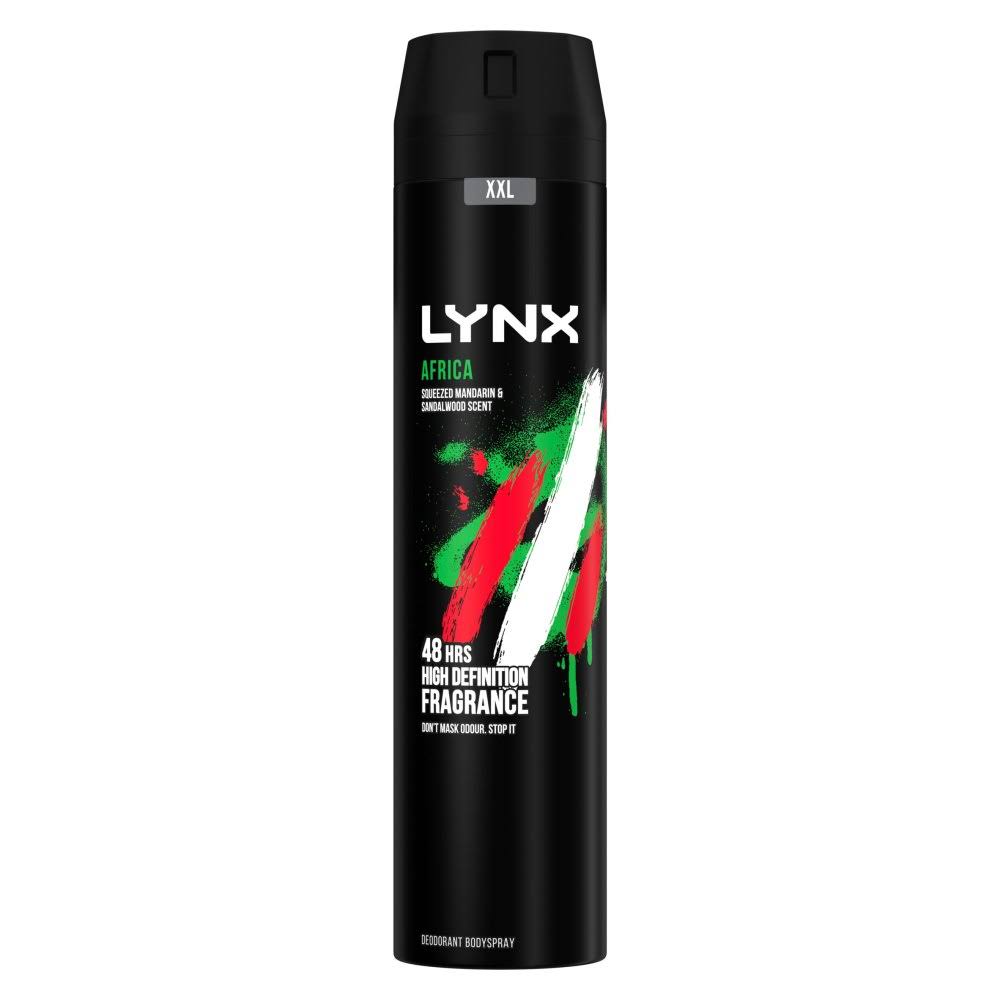 Lynx Africa Body Spray Deodorant - 250ml
