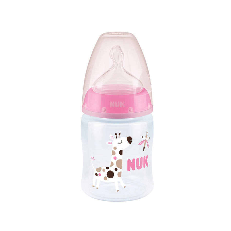 NUK 0-6M First Choice Bottle - Flowers