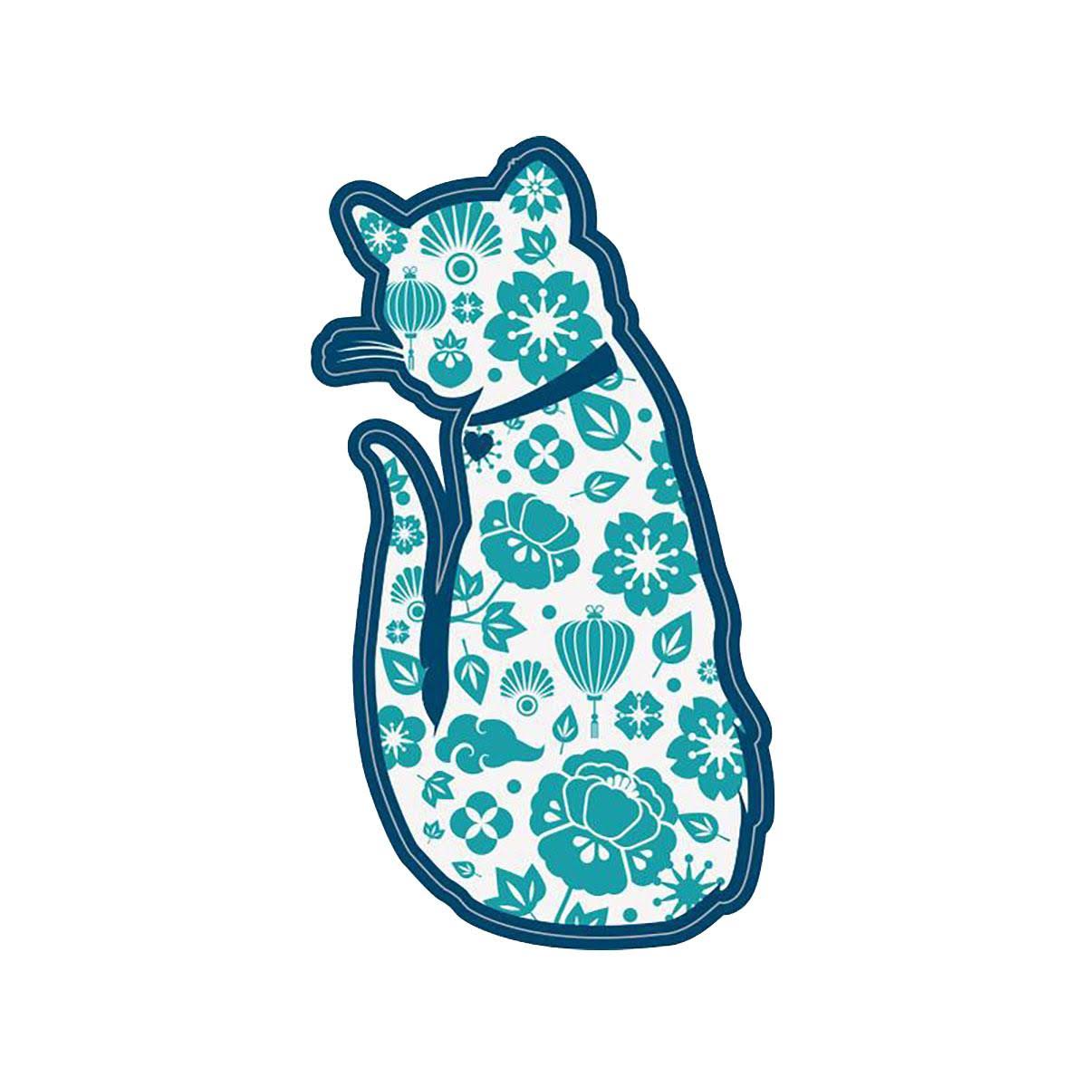 Cat Figure Sticker by Dog Speak - 3" Sticker