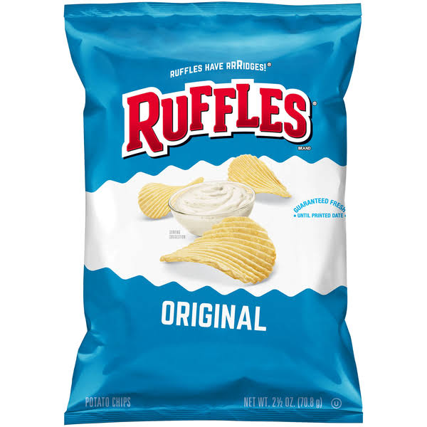 Ruffles Original Potato Chips, Bag - 2.5 oz