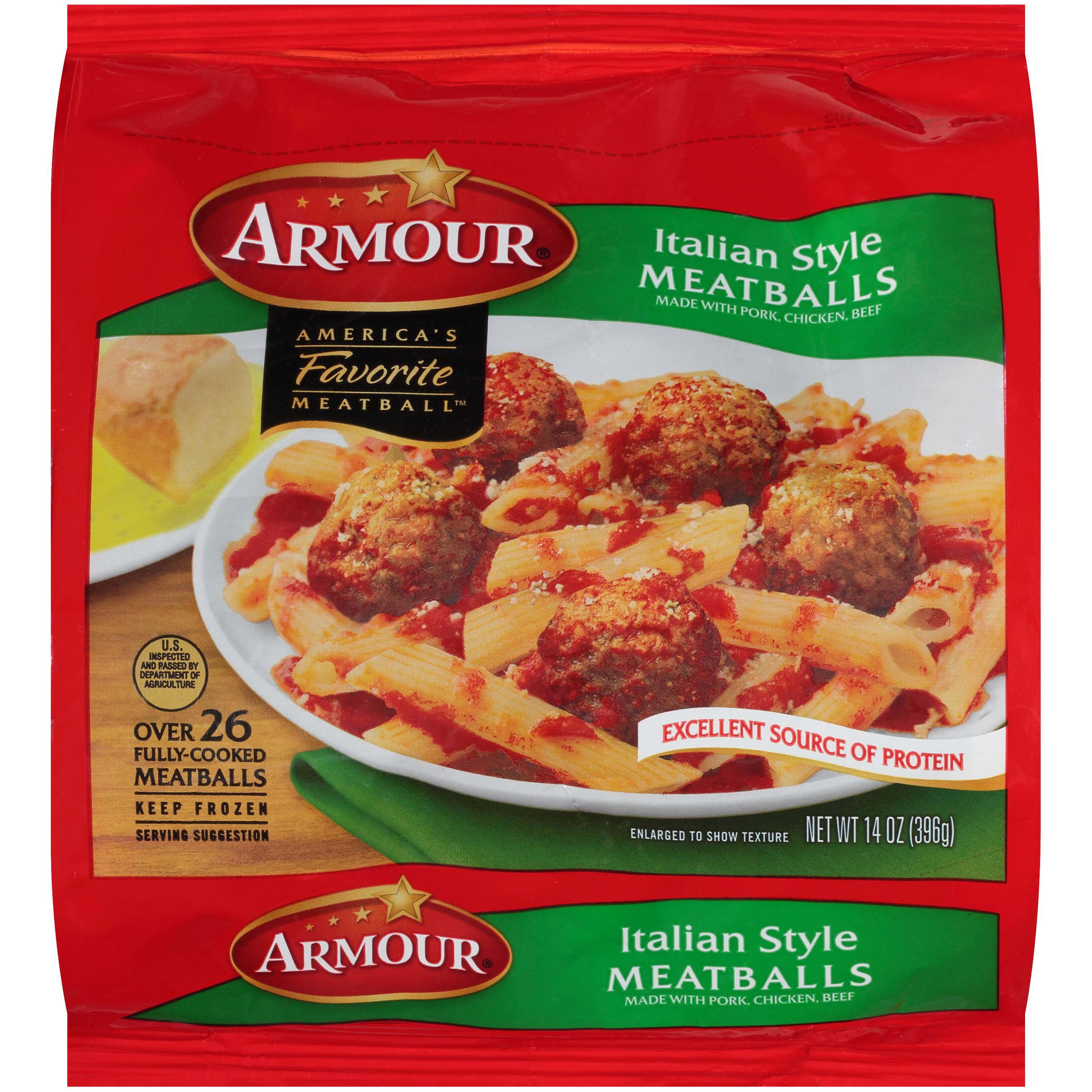 Armour® Italian Style Meatballs - 14oz