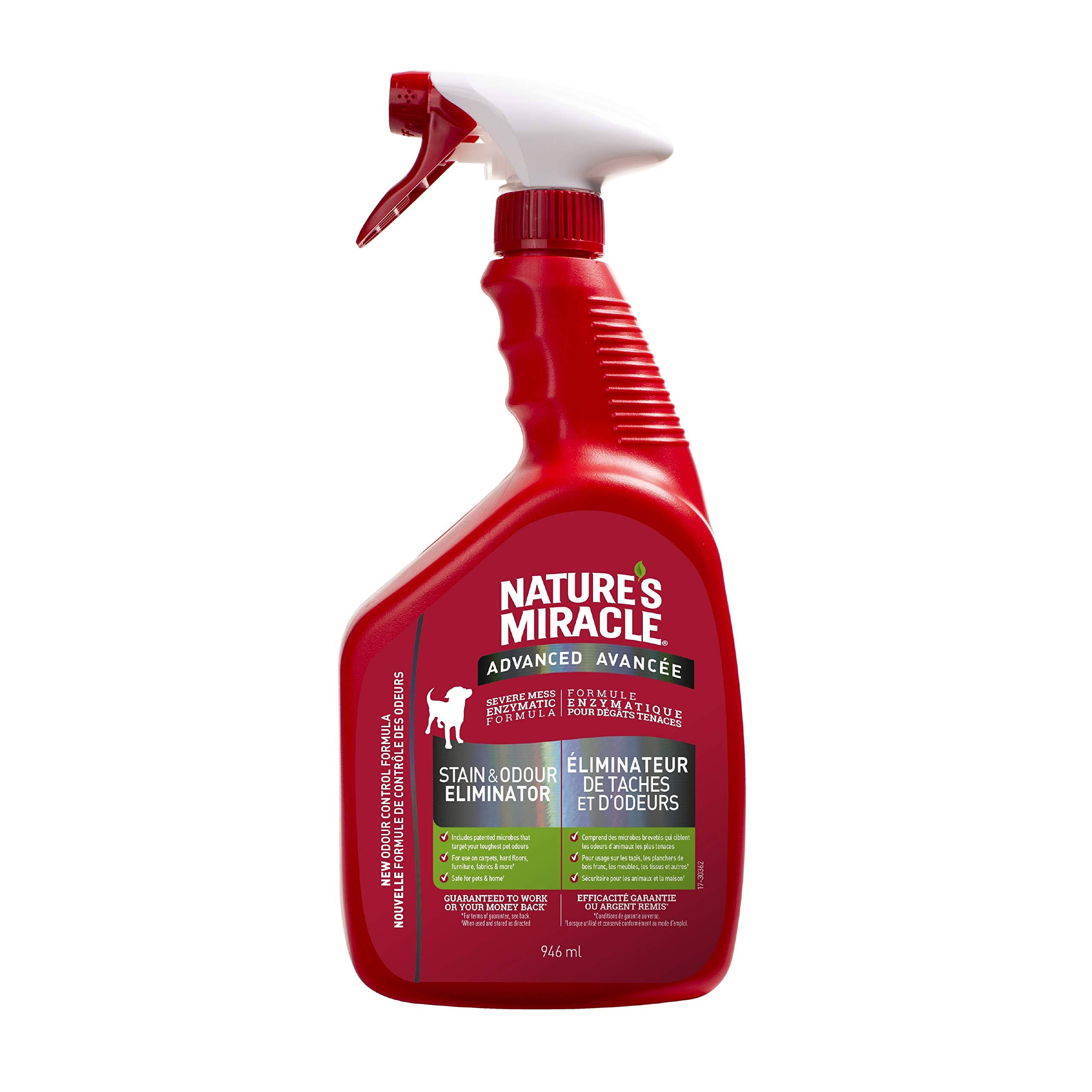 Nature's Miracle Dog Advanced Stain & Odour Remover Spray 946 ML