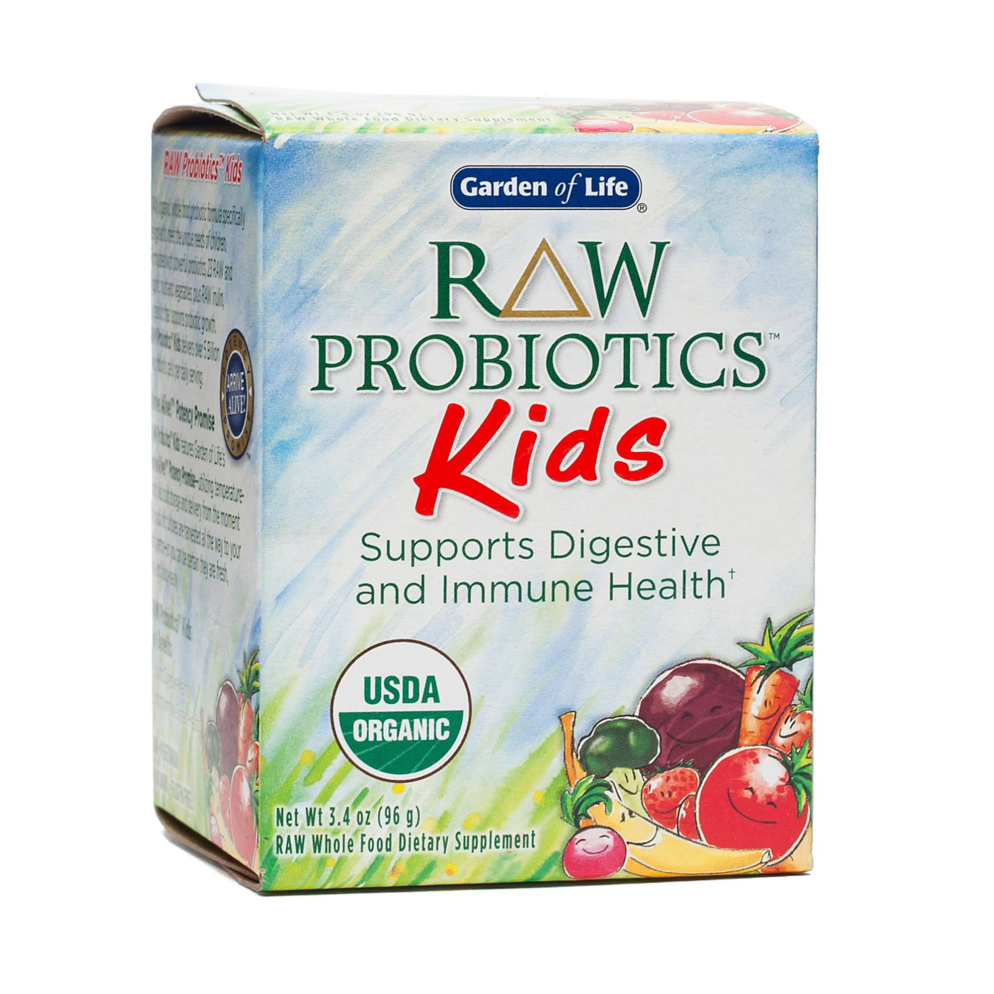 Garden of Life Raw Probiotic Kids Dietary Supplement - 96g
