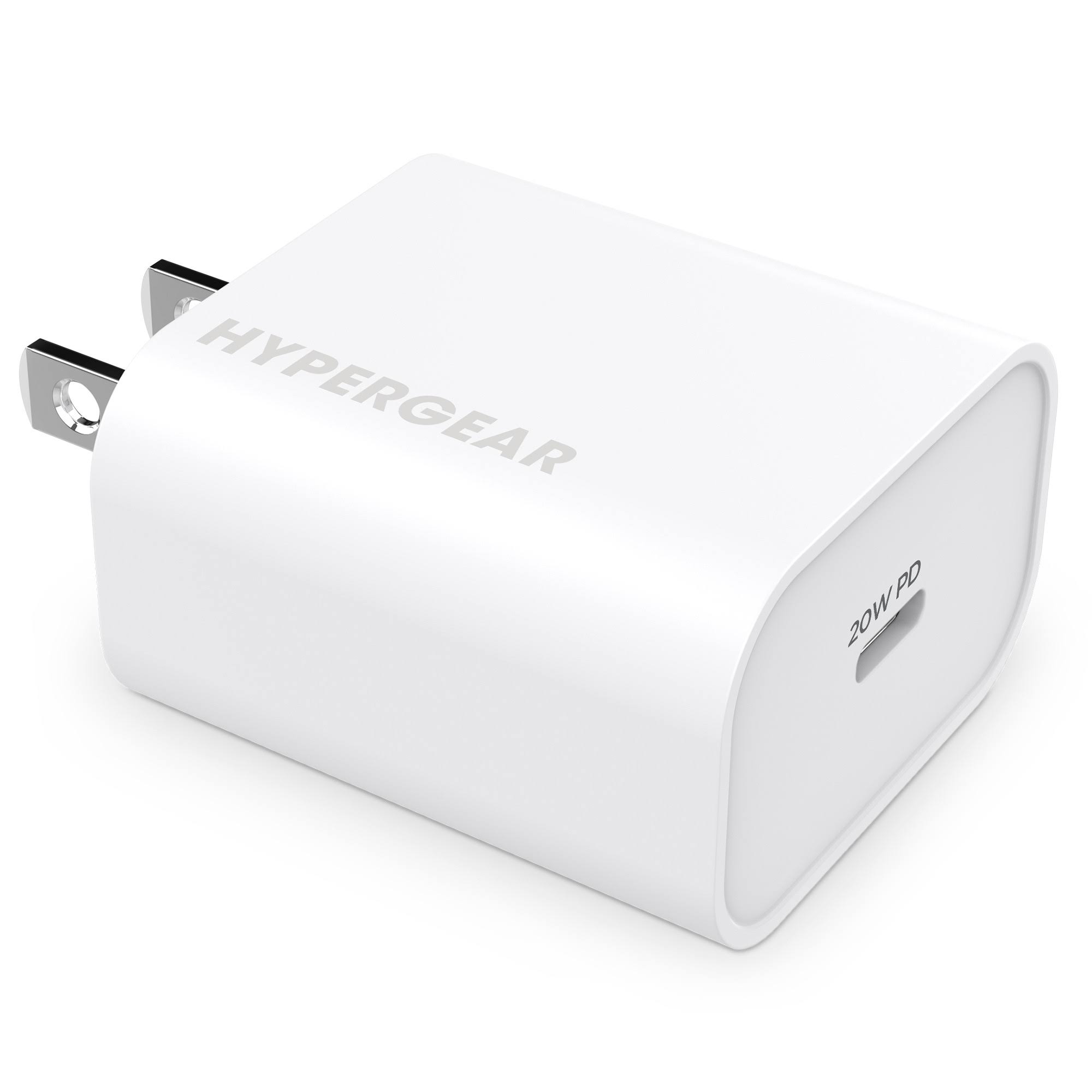 Hypergear 20W USB-C PD Wall Charger - WHITE.