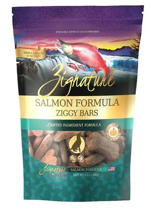 Zignature Limited Ingredient Salmon Formula Ziggy Bars 12 oz