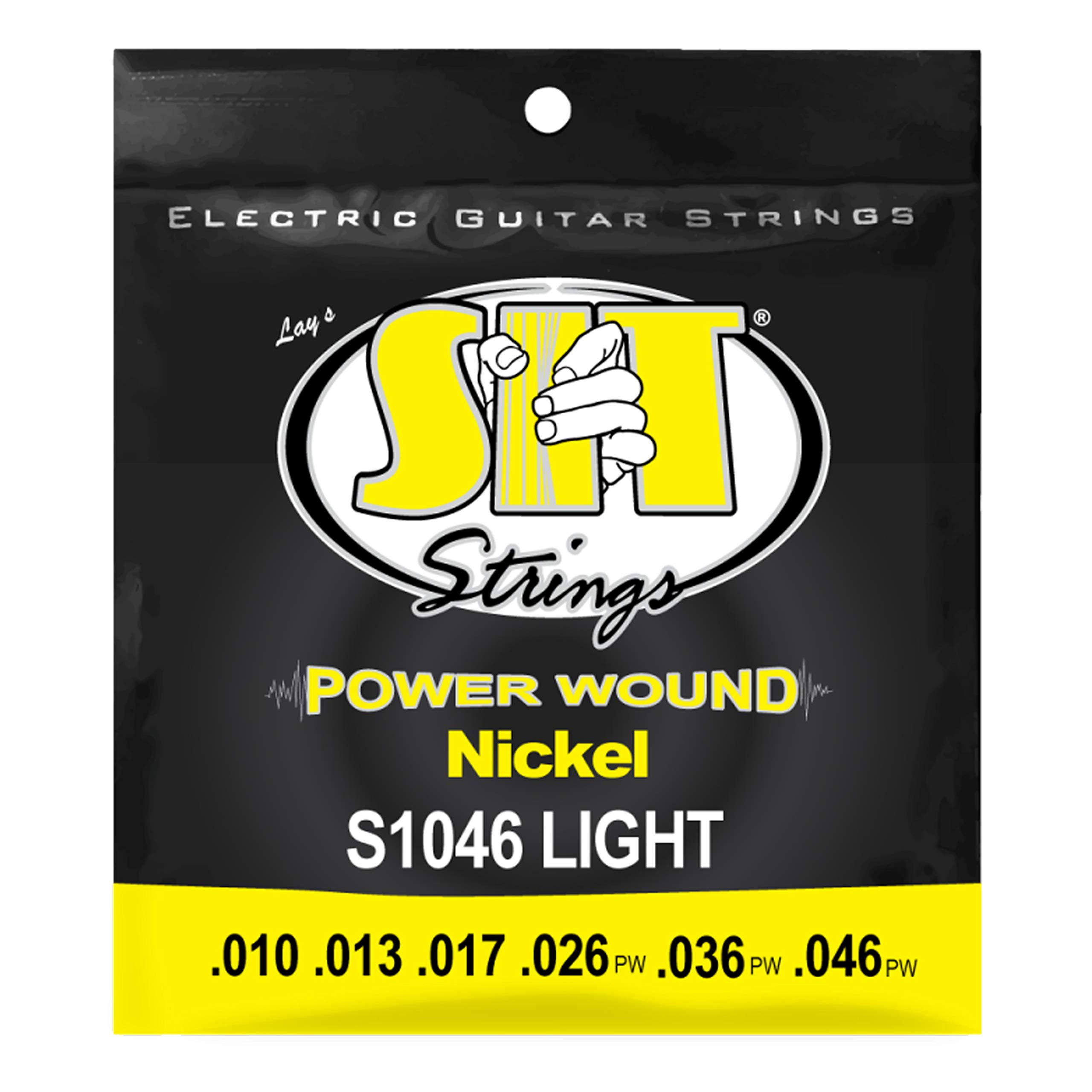 Sit Power Wound Electric Guitar Strings - S1046 Light
