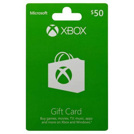 Xbox Gift Card, Xbox,