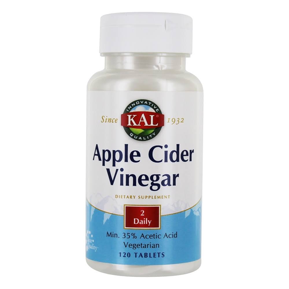 Kal Apple Cider Vinegar Supplement - 120 Tablets