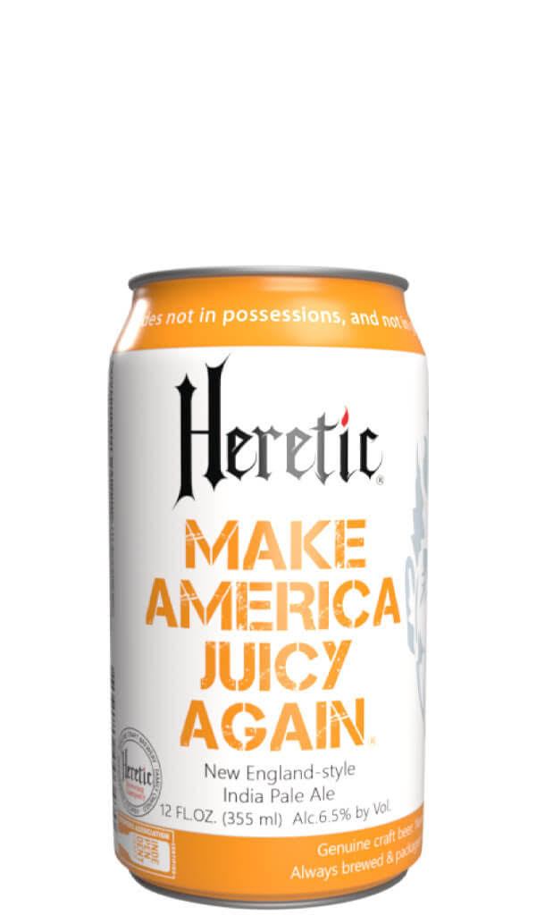 Heretic Make America Juicy Again New England IPA 355ml Can, Single