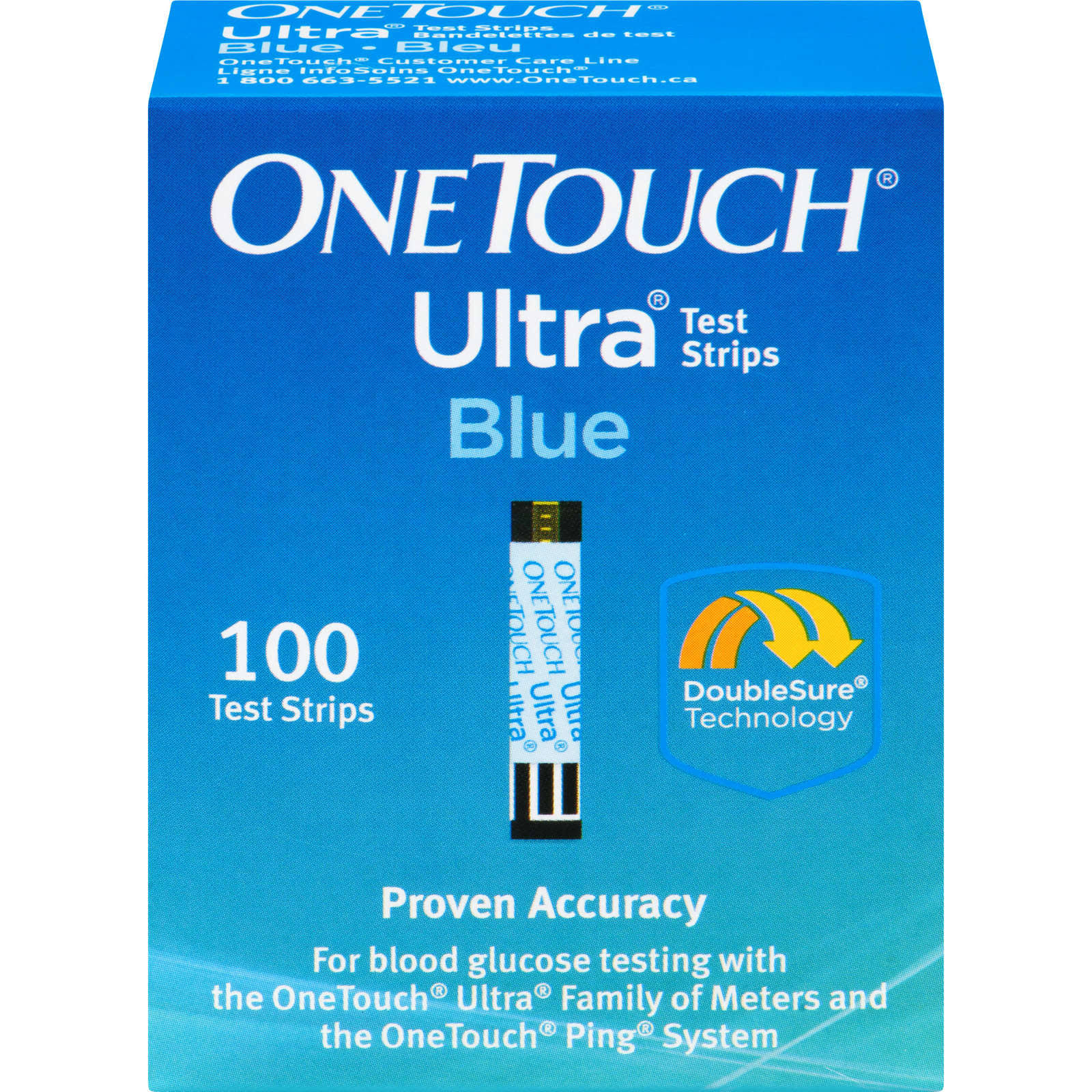 One Touch Ultra Blue Test Strips - 100ct