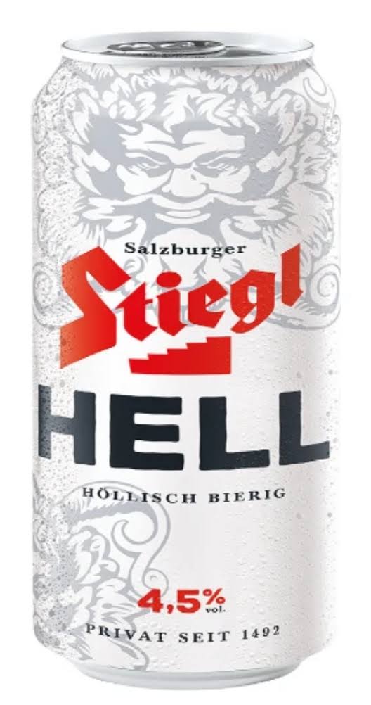 Stiegl Hell Lager 50cl can - Mitchell & Son Wine Merchants