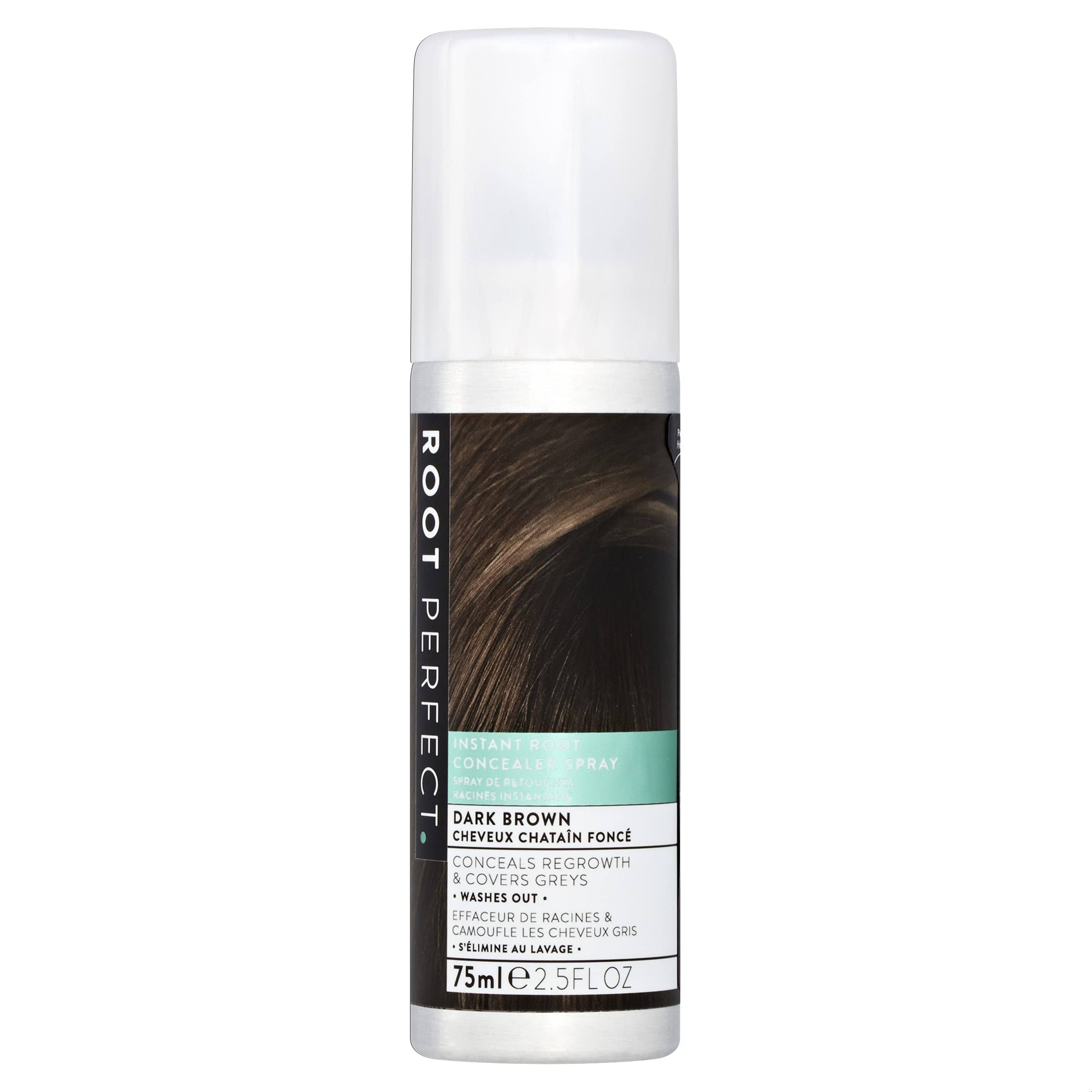 ROOT PERFECT Hair Concealer Spray 75 ml (Pack of 1) - Dark Brown