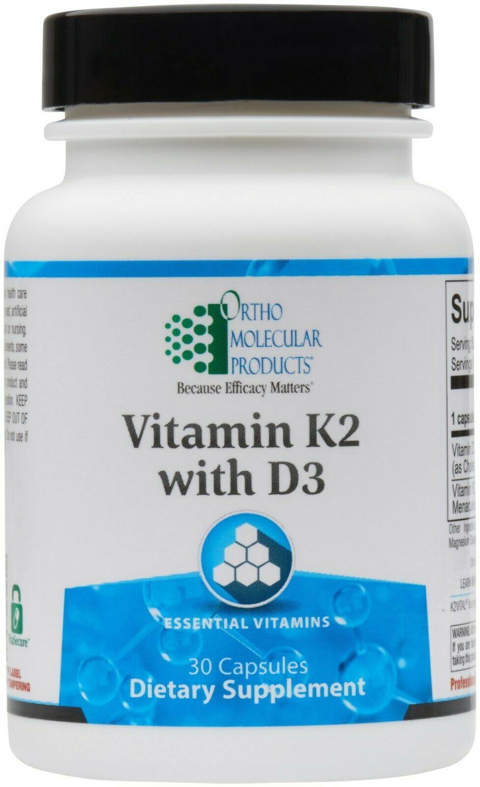 Ortho Molecular Vitamin K2 with D3 30
