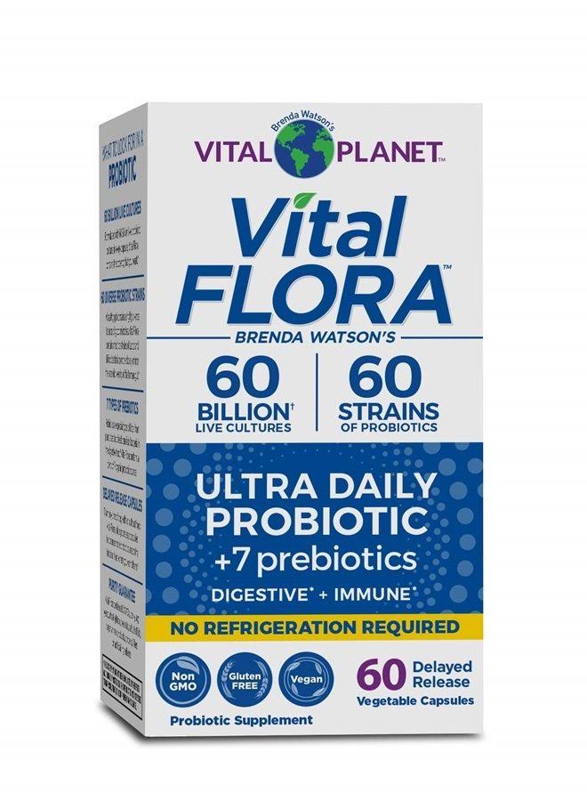 Vital Flora 60/60 Probiotic Ultra Daily - 60 VegCap