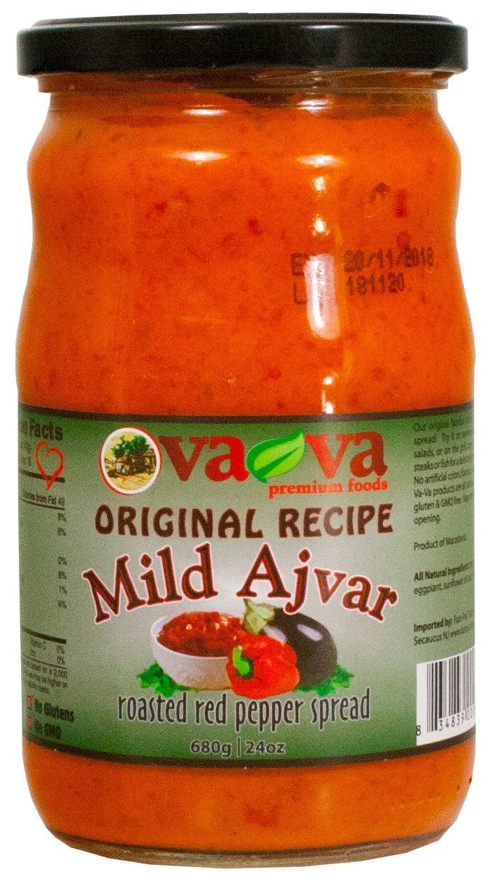 VaVa Mild Ajvar Roasted Pepper Spread - 680g