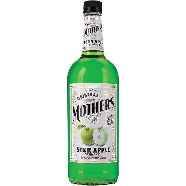 Mother's Sour Apple Schnapps - 1 L