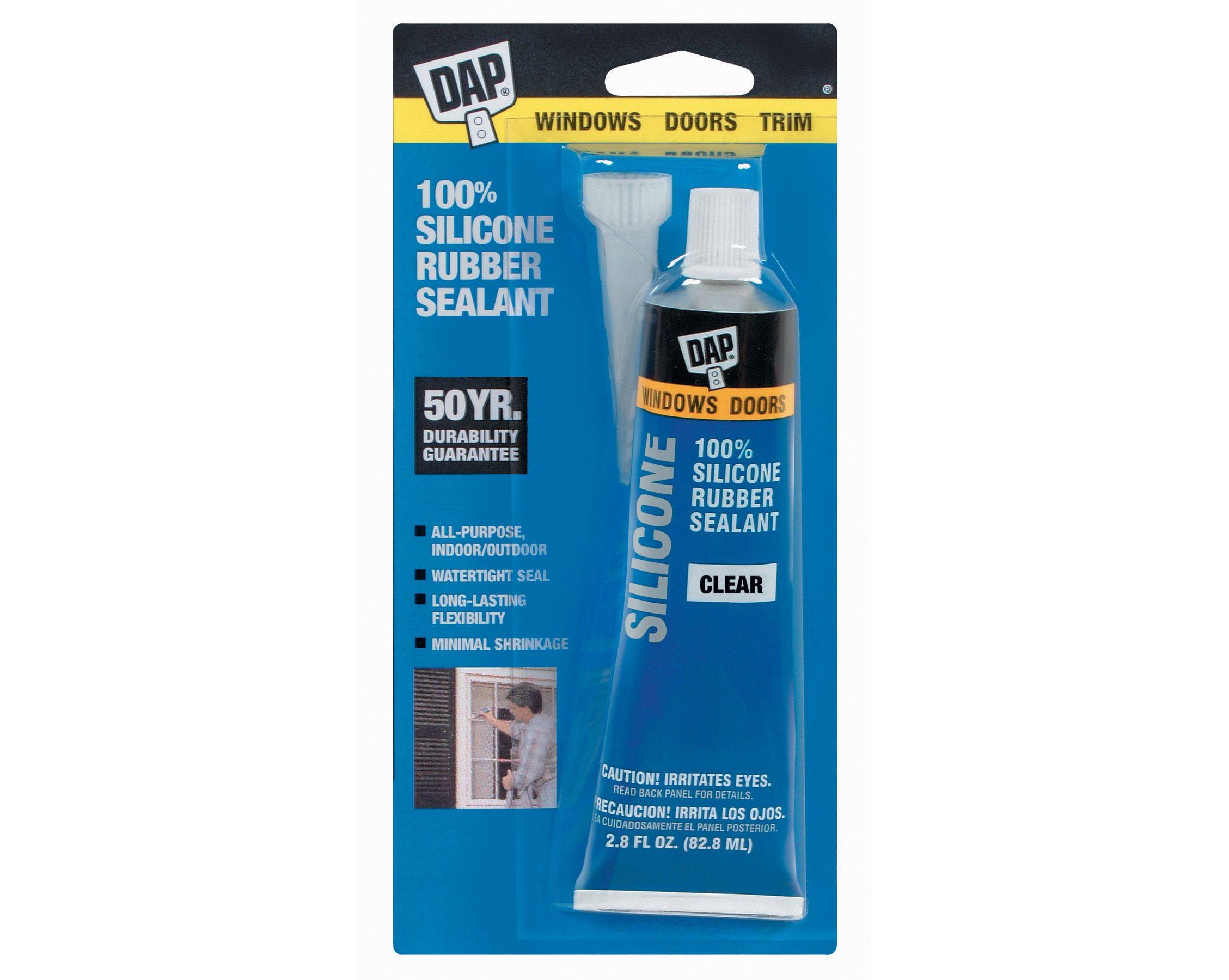 Dap Silicone Rubber Sealant - Clear