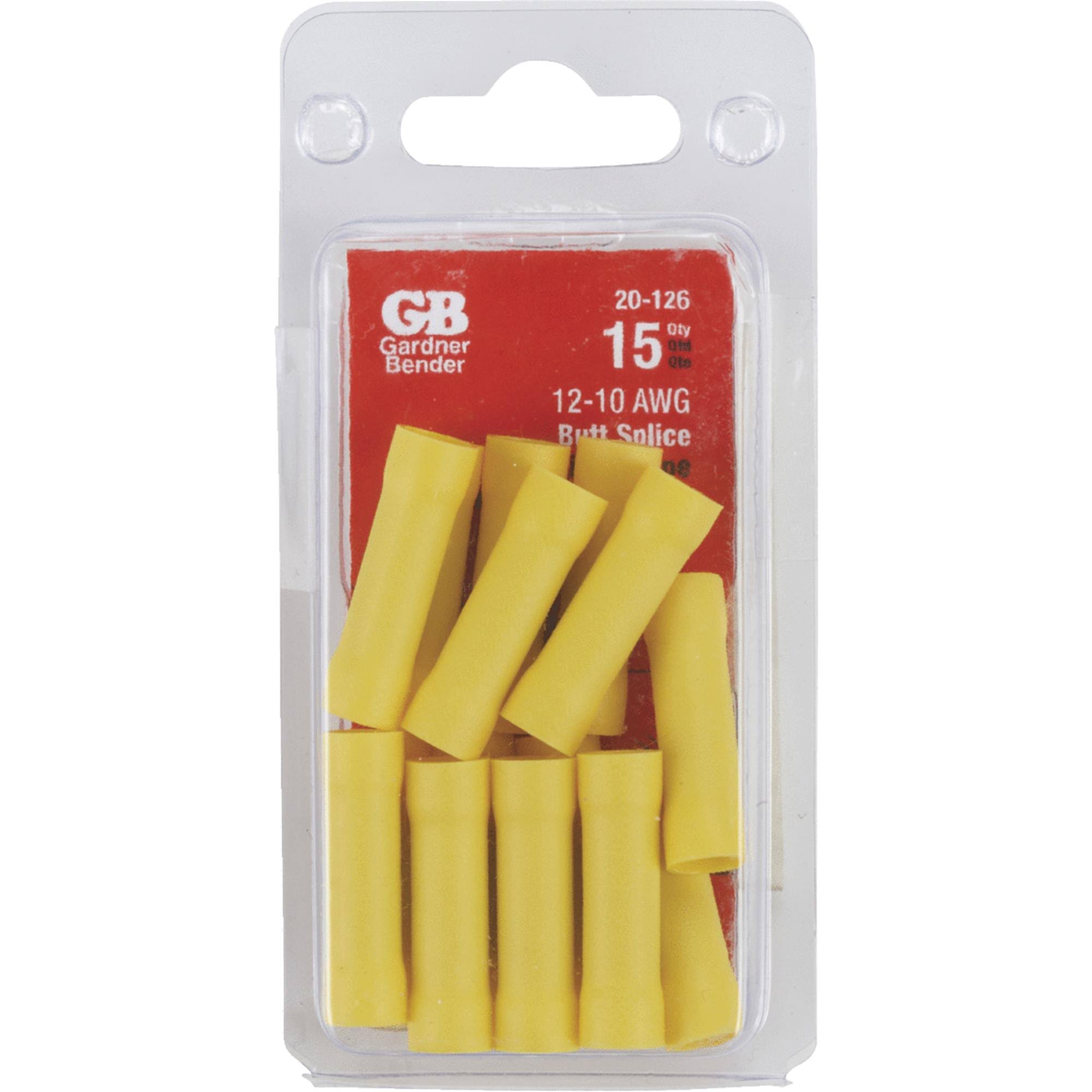 Gardner Bender 12-10 Gauge Yellow Butt Splice Connectors