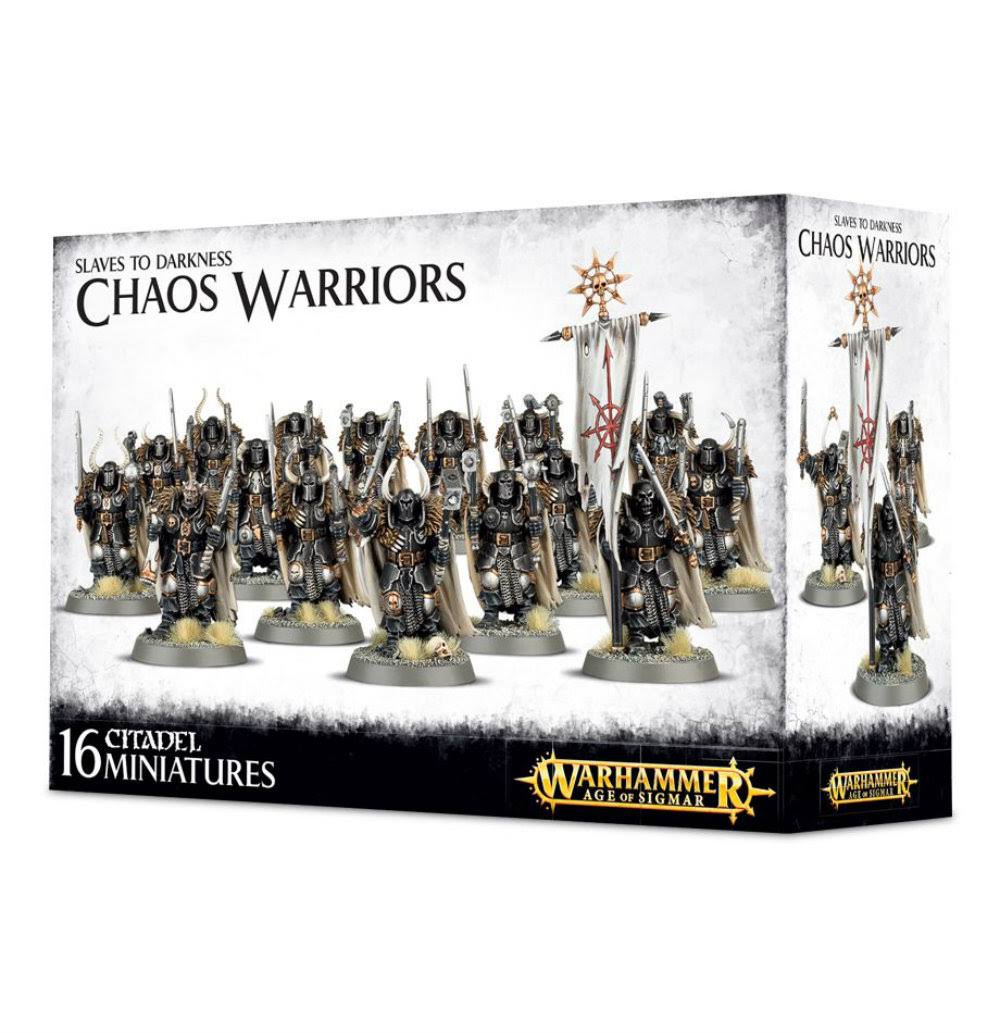 Games Workshop Slaves To Darkness Chaos Warriors - 16 Citadel Miniatures
