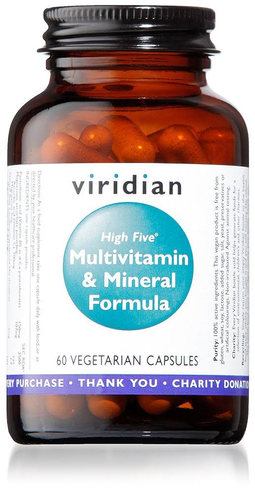 Viridian High Five Multivitamin & Mineral Formula - 60 Capsules