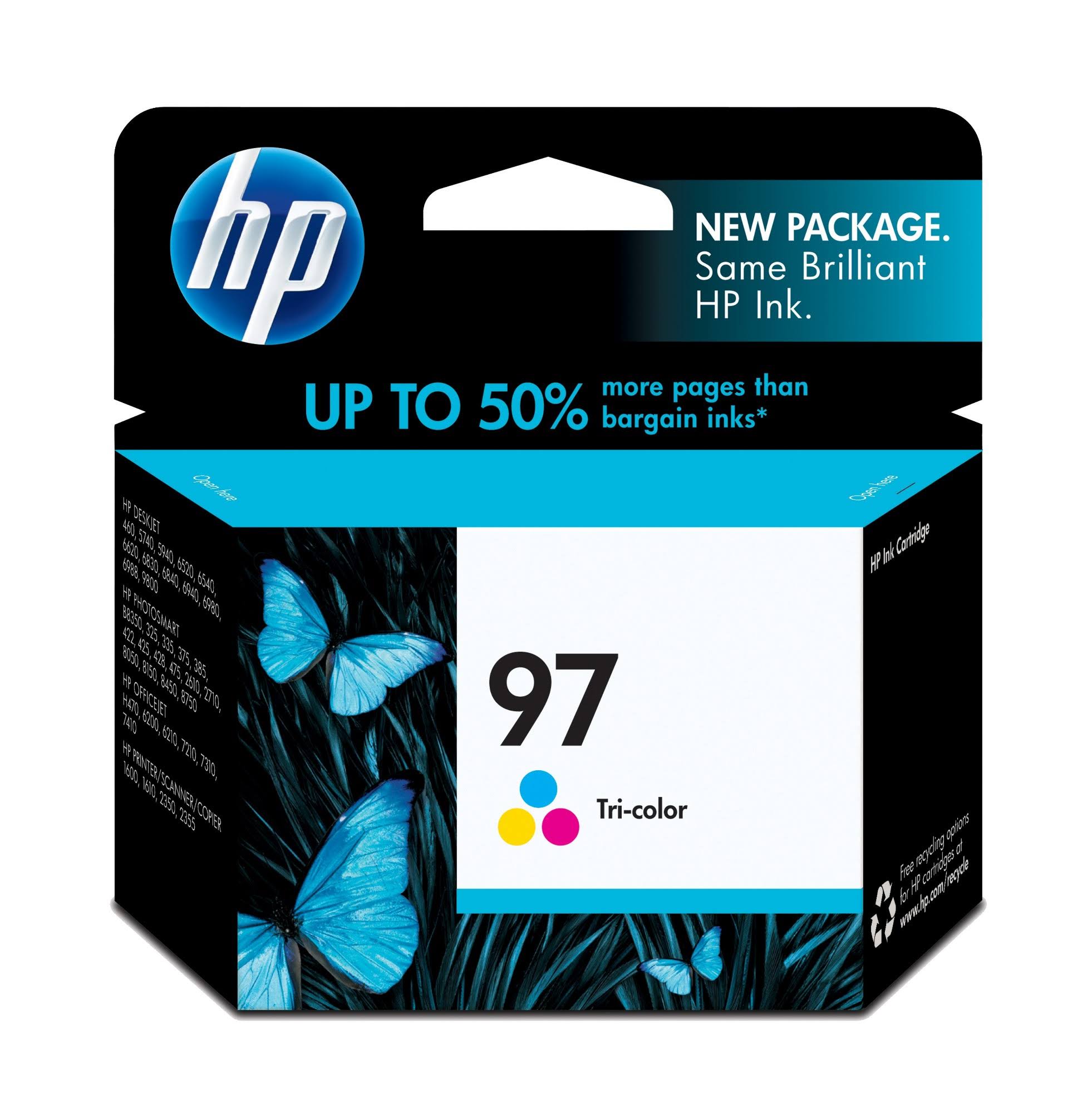 HP Original Ink Cartridge - 97 Tri-color